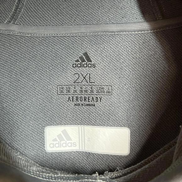 Adidas 3ssb warm up hoodie gray Aeroready Rare Exclusive Men’s size 2XL - Picture 5 of 12